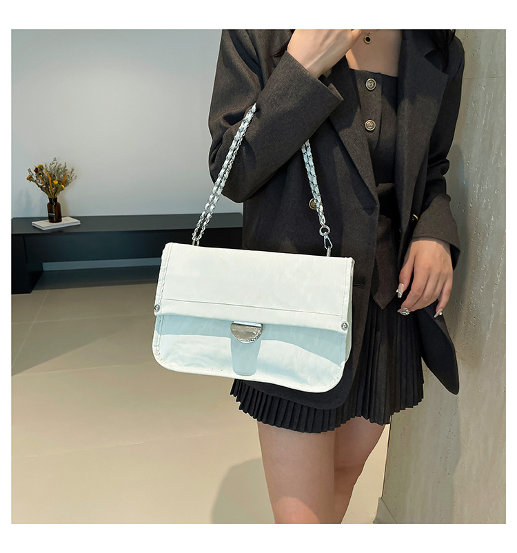 Lille niche med stor kapacitet til kvinder 2024 ny afslappet kædearmhuletaske, moderigtig og alsidig enkelt skulder_voghion.com