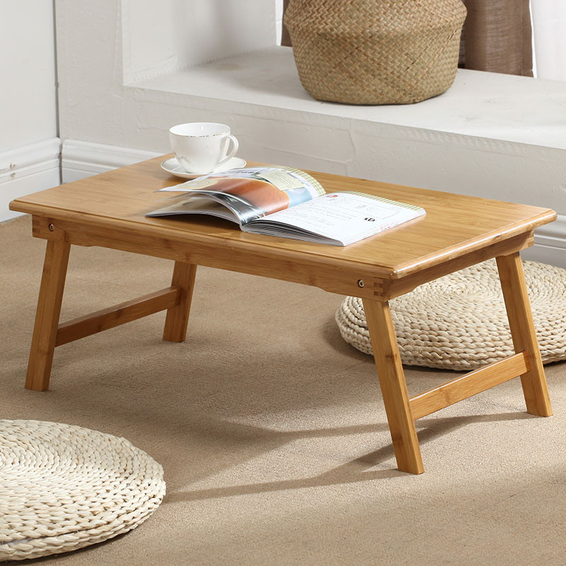 Mesa de computadora portátil para mesa de cama Mesa plegable Mesa pequeña Mesa de estudio dormitorio de estudiantes Mesa de té pequeña práctica
