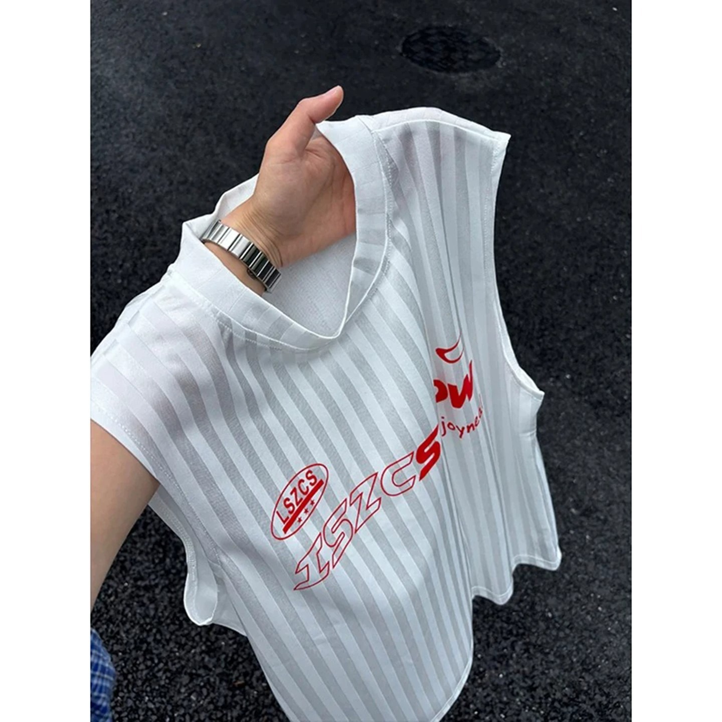 American-style letter print hockey vest for men, summer thin sleeveless fitness t-shirt, quick-drying sports vest, undershirt