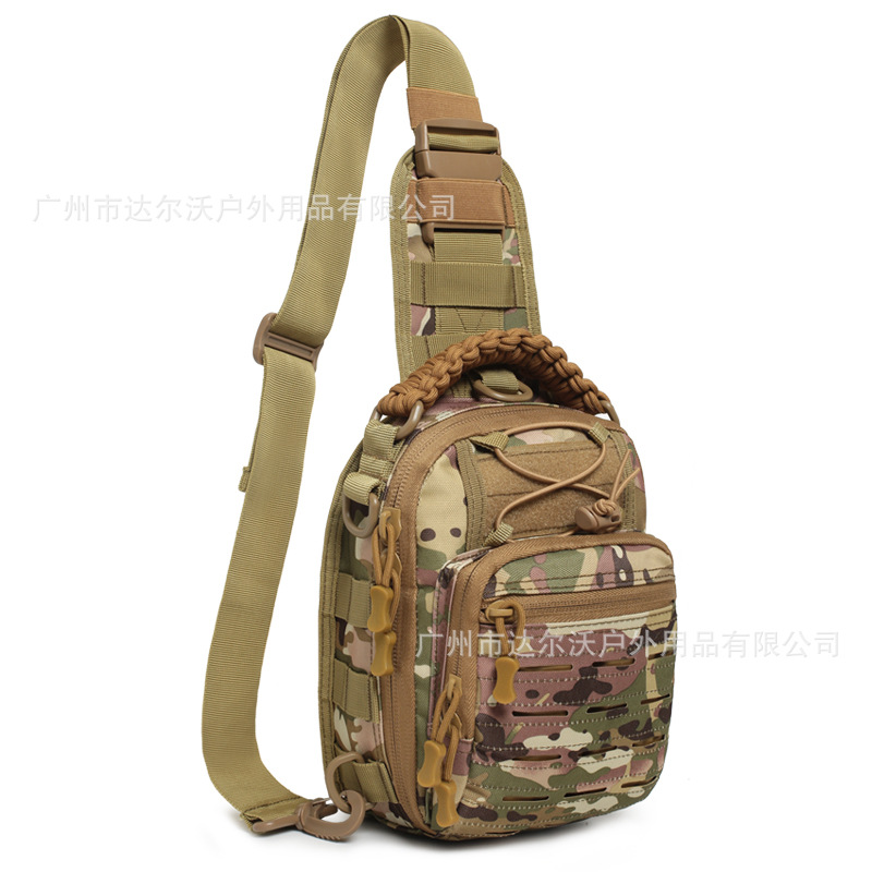Bolso de Pecho Táctico de Tela Oxford, Impermeable y Resistente al Desgaste, para Deportes al Aire Libre image 10