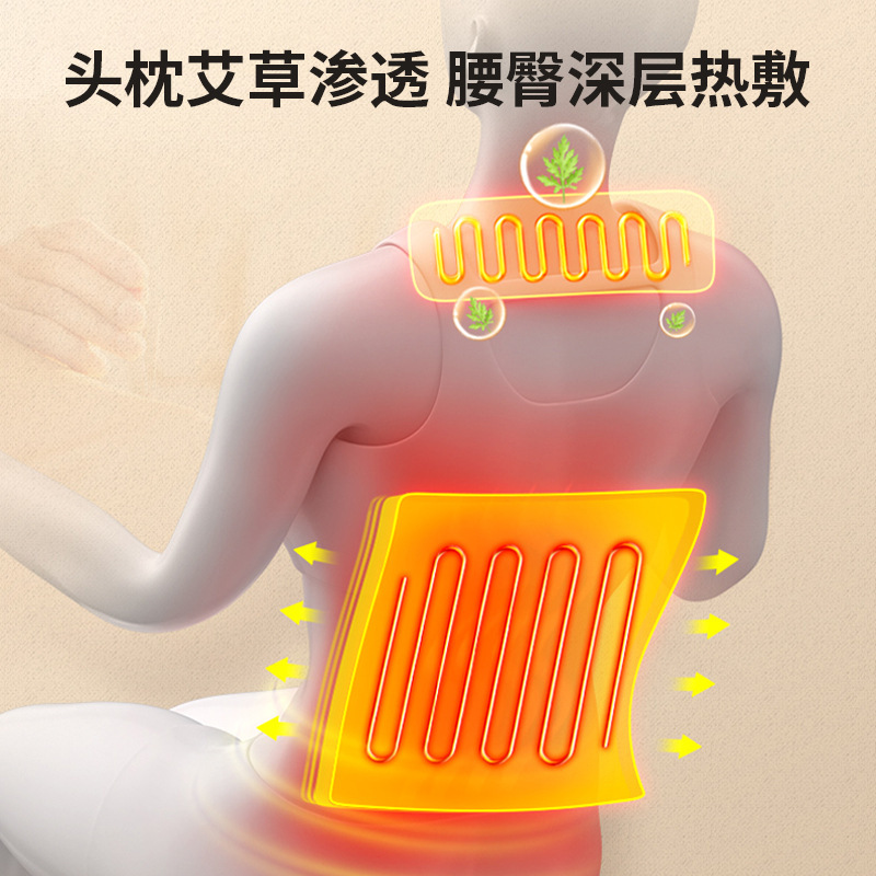 多機能インテリジェント全身マッサージマットレス家庭用電気エアバッグ混練加熱頸椎腰脚マッサージャー|undefined