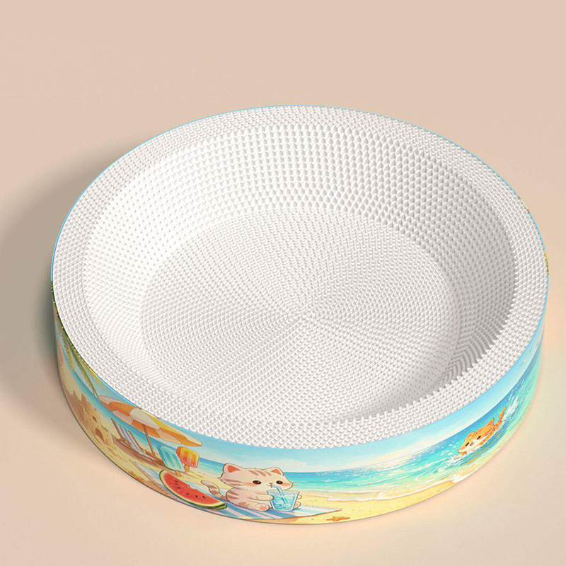Caja de gato de papel corrugado de vaca blanca, caja de gato de tamaño super grande, cuatro estaciones, productos para gatos generacionales, envío gratuito. image 32
