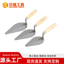 外贸货源双色塑料柄砌砖刀灰刀灰匙专业建筑瓦工工具砌砖砖刀铲刀
