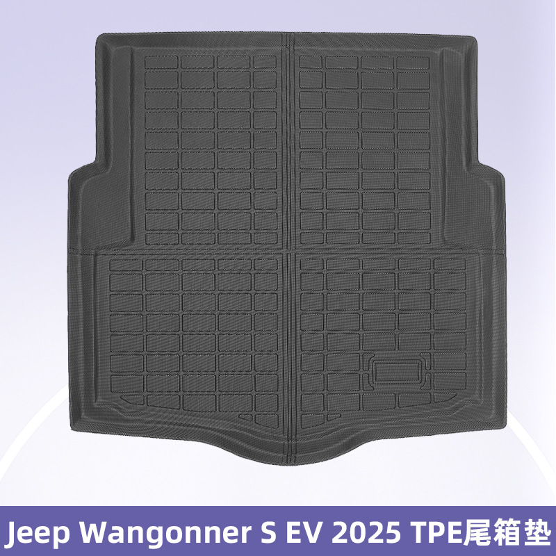 Para Jeep Wangonner S EV 2025 TPE Foot Pad 3D All Weather Backpack Pad