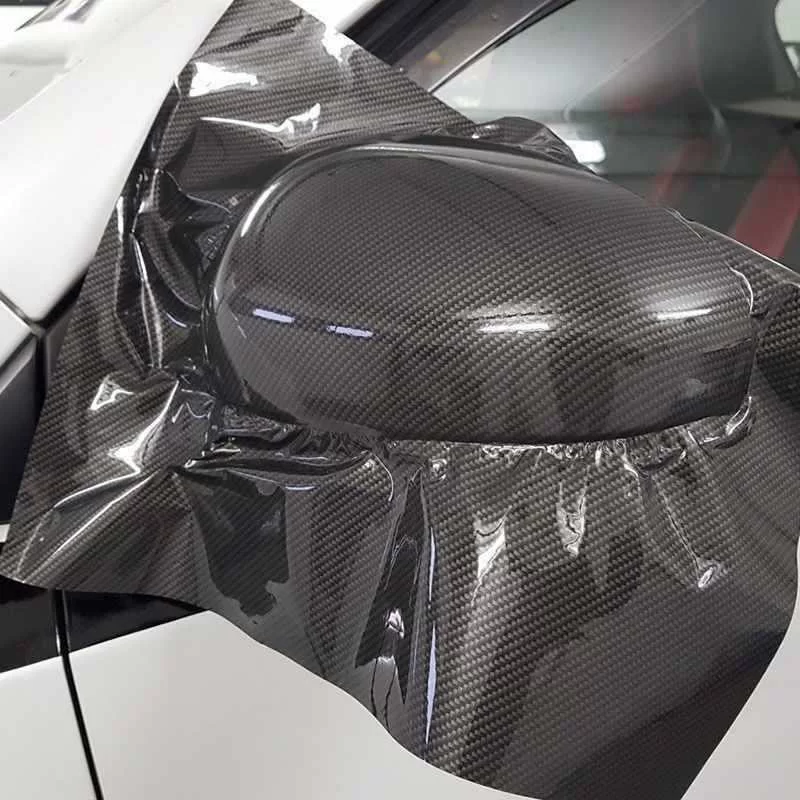 Карбоновое покрытие пленка автомобильный наклейка 5D яркий карбоновые волокнистые интерьер наклейка центр консоли тело изменение цвета плёнка