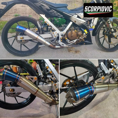 800Nk Ninja400 Cbr400, Motorcycle exhaust pipe