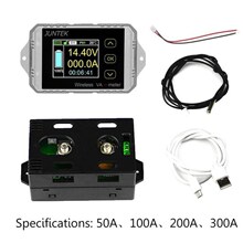 DC 120V 50A 100A 200A 300A Wireless Ammeter Voltage coulmete