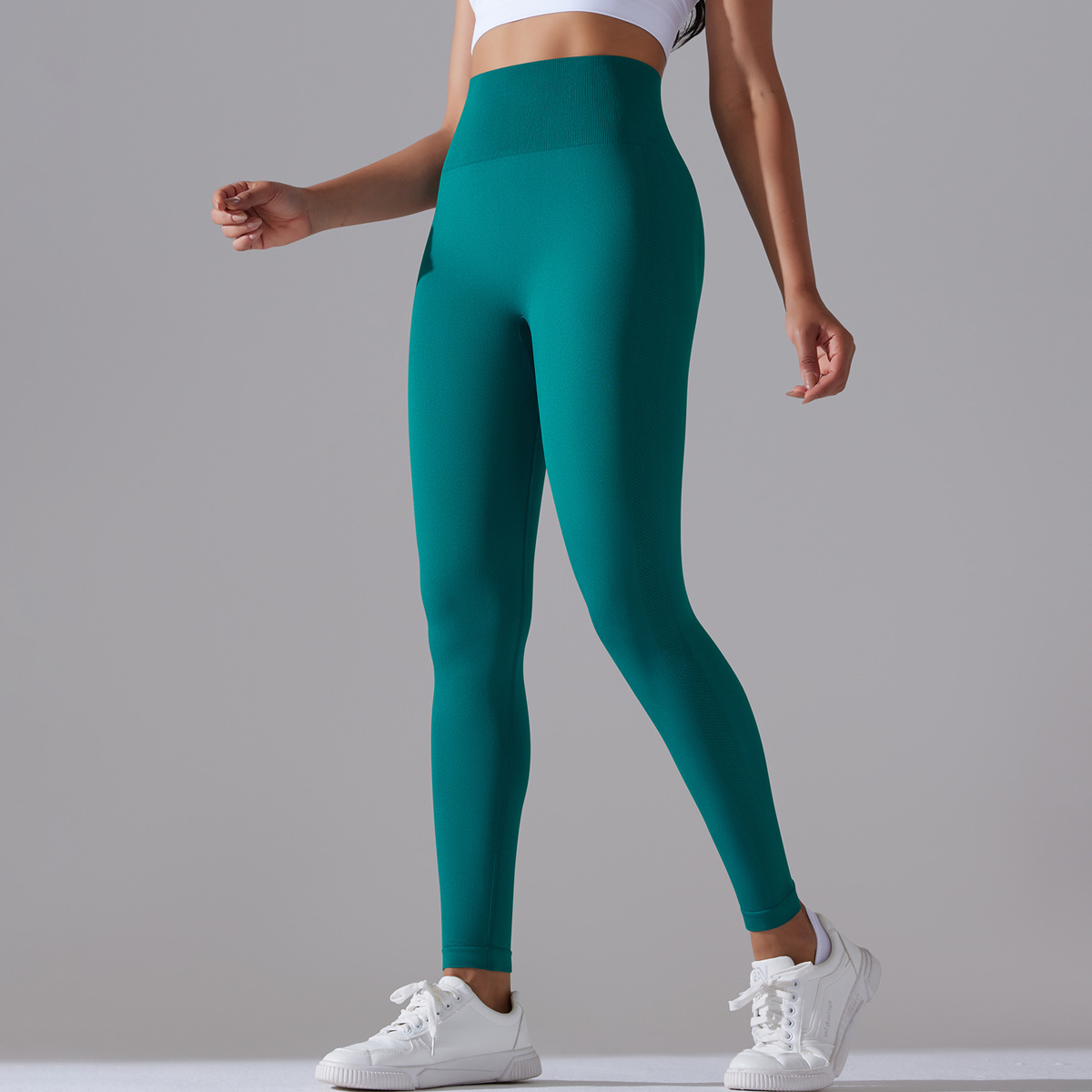 Modern Style Simple Style Solid Color Nylon Cotton Blend Active Bottoms Leggings display picture 55
