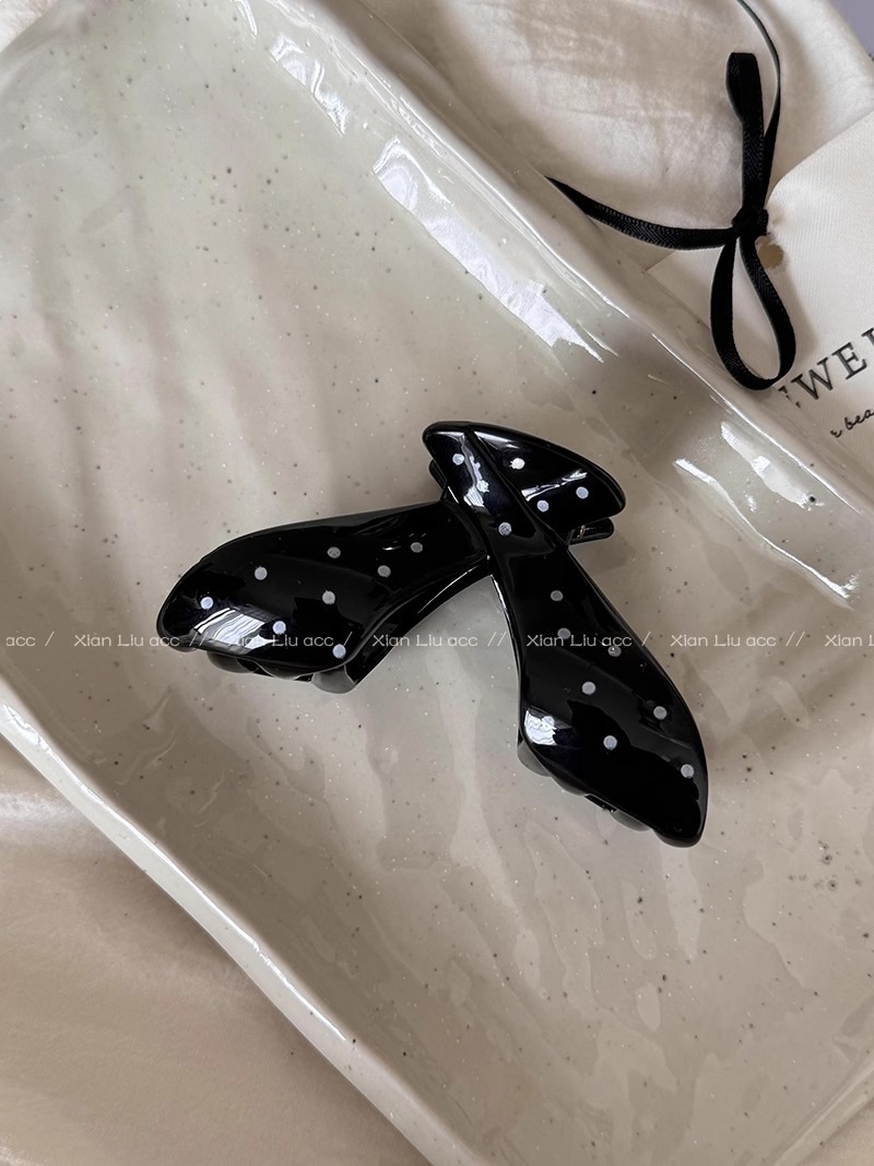 Wave dot v-shaped black [9cm]