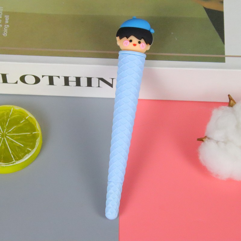 Bolígrafo de góner Haagen-Dazs Bolígrafo de góner de cono de dibujos animados Bolígrafo de góner de helado Papelería creativa Regalo de premio para estudiantes