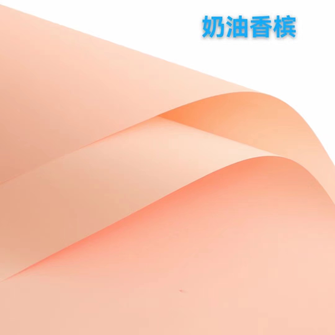 Lizhuran color sólido espesado primer rollo de papel de amor impermeable OPP floral papel de embalaje 56 * 10Y rollo de papel de embalaje