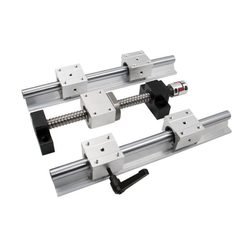 丝杆SBR导轨套装滑台滚珠丝杆光轴导轨直线滑轨滑台圆柱SBR滑块
