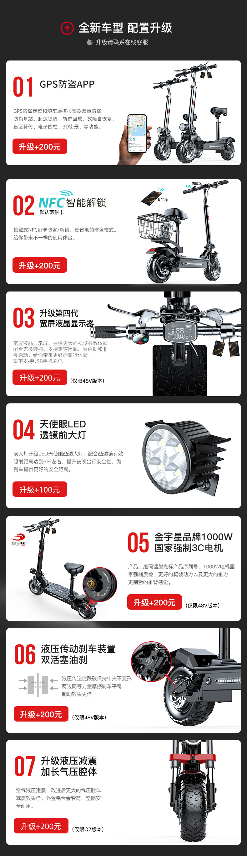 Shilop a generation of 48V1000W mini folding scooter electric scooter off-road electric vehicle
