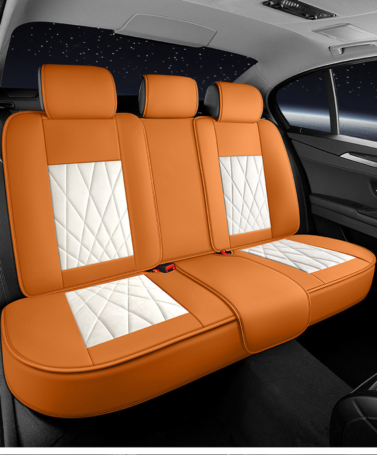 Five-Seater Universal Suede Leather Car Seat Cushion, Fully Enclosed, Wear-Resistant and Comfortable, Universal Car Seat Cover for All Seasons