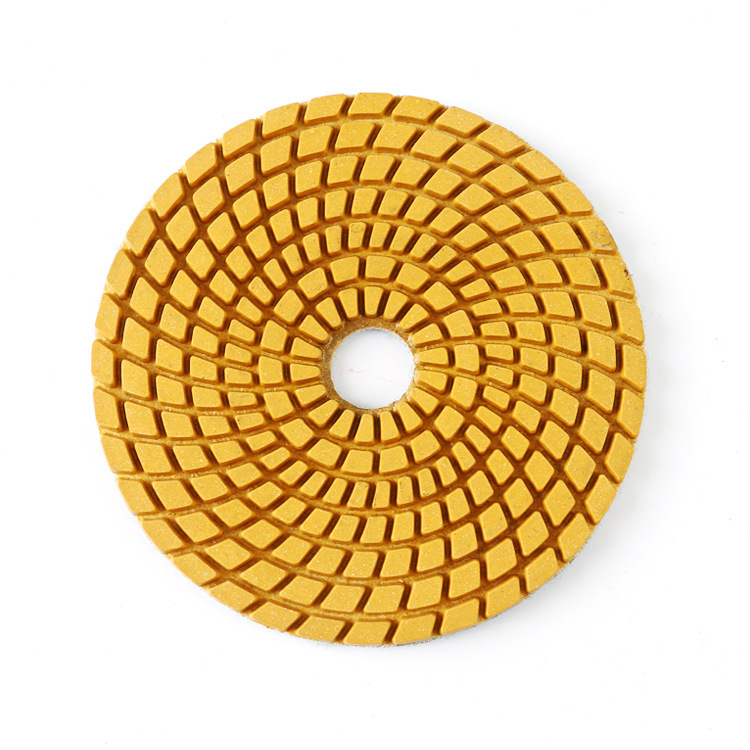 精品金刚石水磨片黄底80mm/100mm锋利耐用玉石大理石抛光磨片