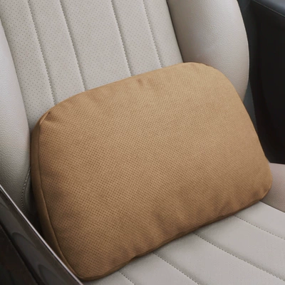 Headrest | Pillow, Seat Lumbar Support - perforated-tung-coffee-brown-lumbar-support