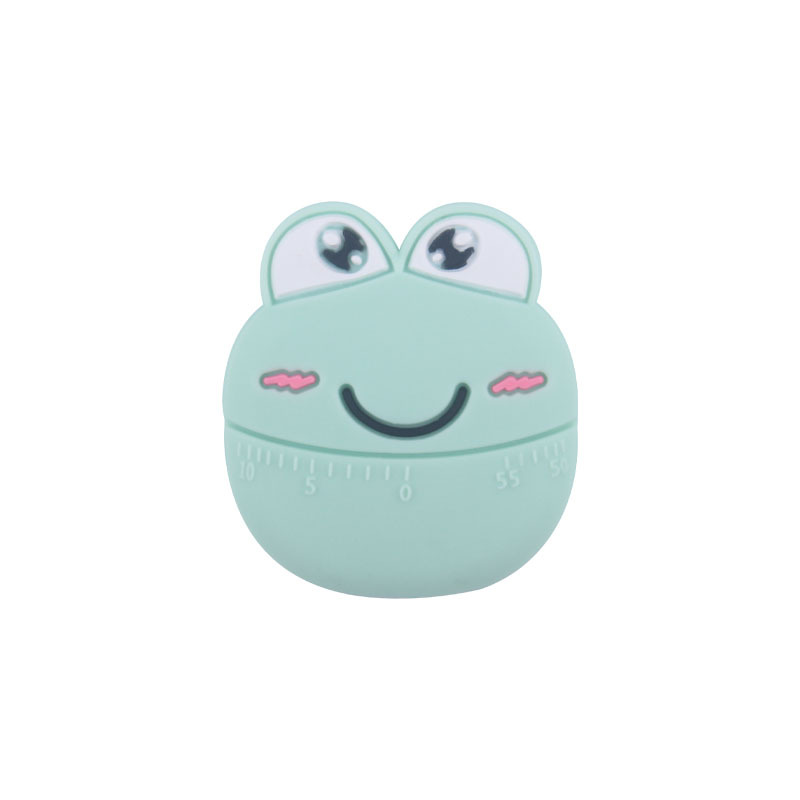 Bebé suministros de silicona de dibujos animados Rana mordedor perlas DIY bebé molar pezón anti-gota cadena mordedor Accesorios