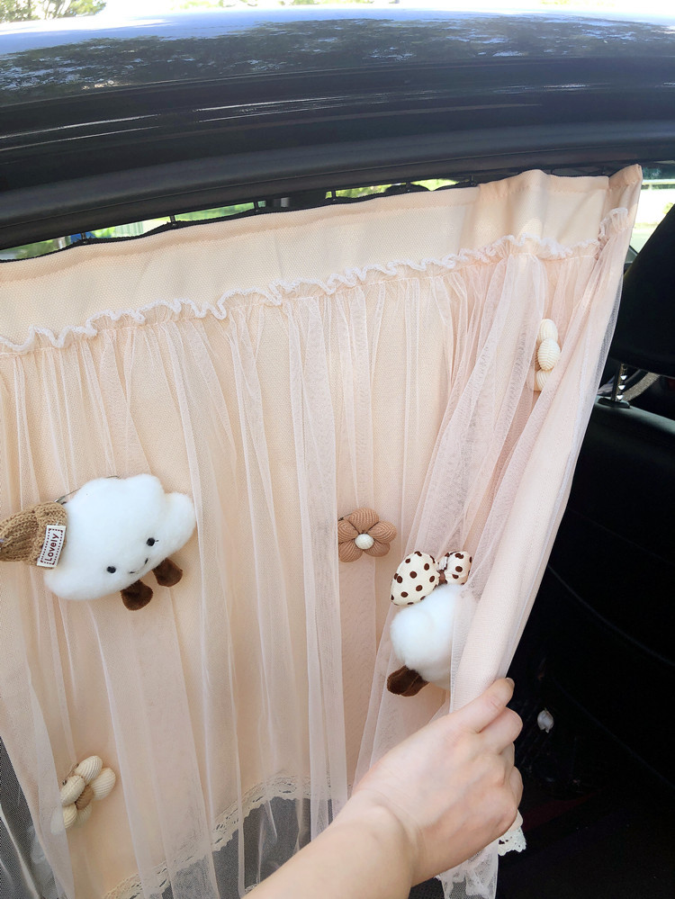 Car Window Sunshade, In-Car Sun Protection Curtain, Car-Mounted Baby Sleeping Privacy Curtain for Front and Rear Seats