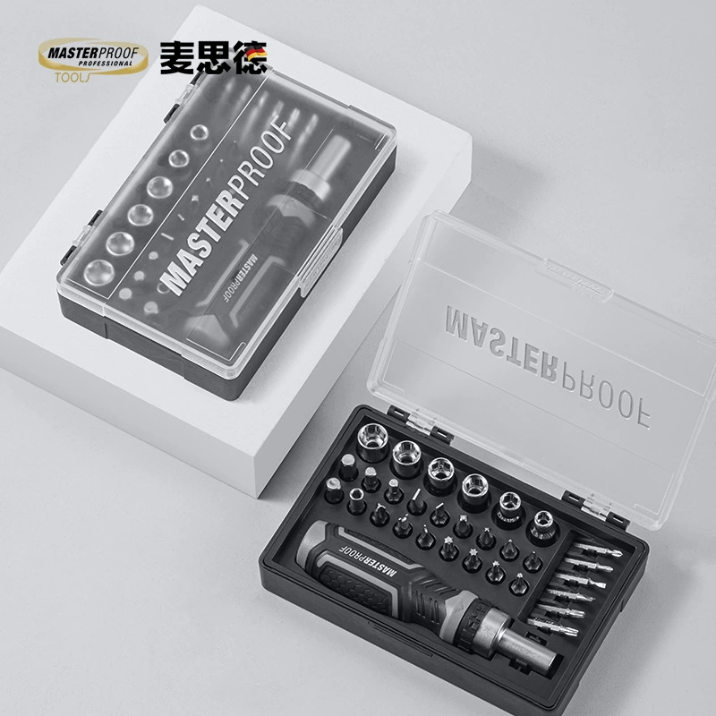 Немецкая многофункциональная отвертка с храповым механизмом, бытовая сверхтвердая отвертка с 11 словами, отвертка промышленного класса