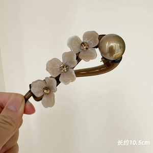 Gran arco clip de cabello de alta sensación clip de boca de pato nuevo clip de cabeza de mujer temperamento clip de tiburón clip de cabello