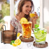 Подставки из цельного дерева, простые бытовые простые салфетки для гостиной, столовой, обеденной комнаты, настольная основа для чашки чая, простая деревянная изоляция