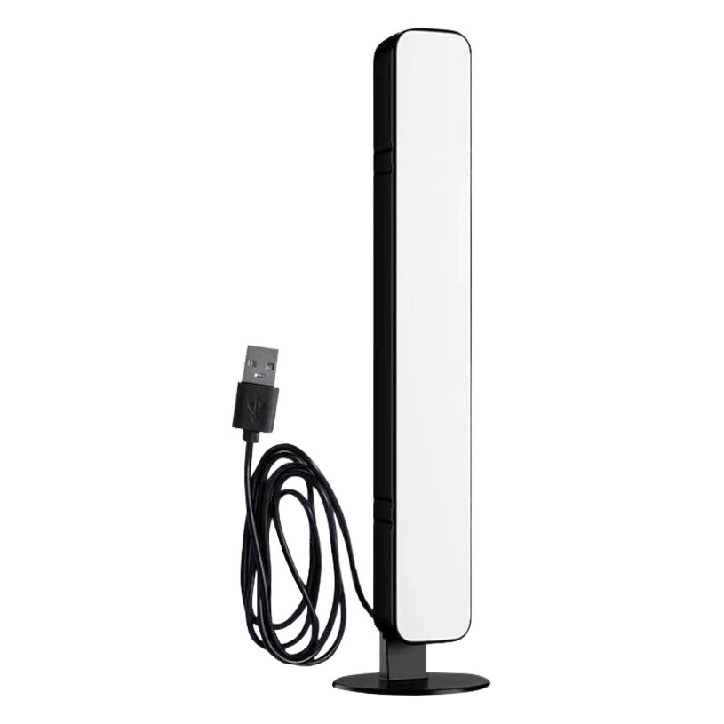 Умный ночник с голосовым управлением, прикроватная лампа с голосовым управлением, светодиодная лампа для учебы с USB-подключением, маленькая настольная лампа для использования в ночное время