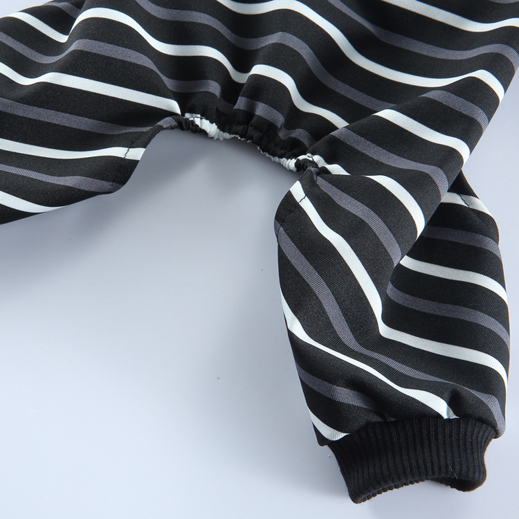 Striped Dog Four Legged Clothing Comfortable Breathable Easy To Wear Prevents Shedding For Home Use Pet Products Dog Clothing & Shoes_voghion.com