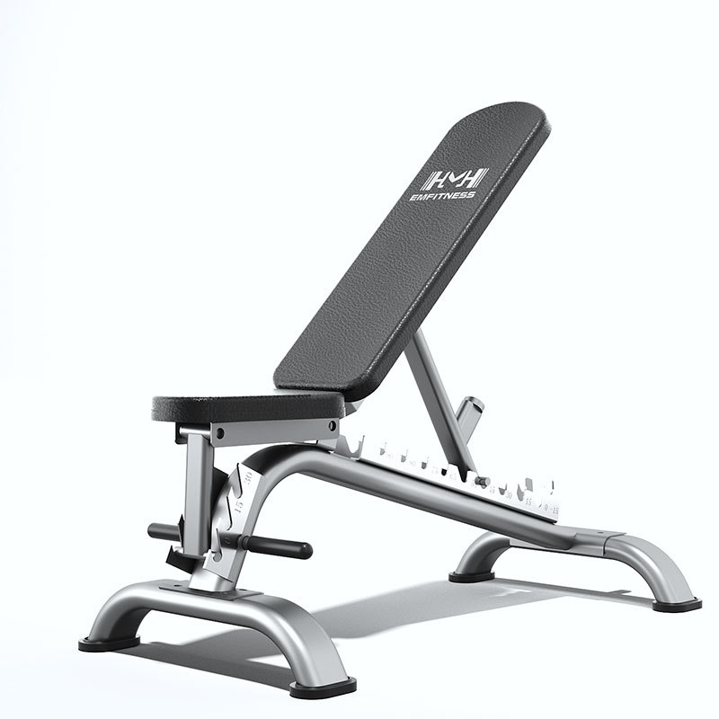 Silla de ejercicios comercial ajustable, taburete horizontal, empuje reclinado, levantamiento de pesas, taburete romano, taburete multifuncional, taburete abdominal