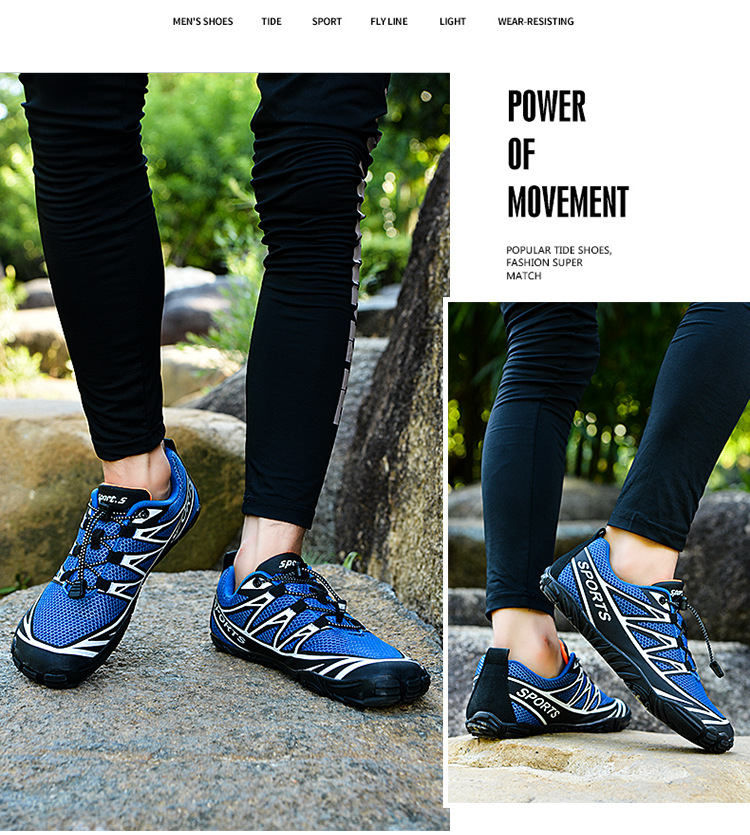 Breathable Quick Drying Swimming Beach Hiking Shoes Non Slip Fitness Yoga River Tracing Outdoor Sports Shoes_desvips.com
