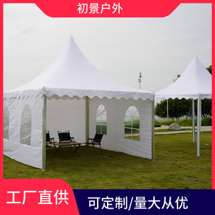 Outdoor Pointed Tent European Style Exhibition Event Advertising Awning Wedding Tent Stall Cone Exhibition Tent Room