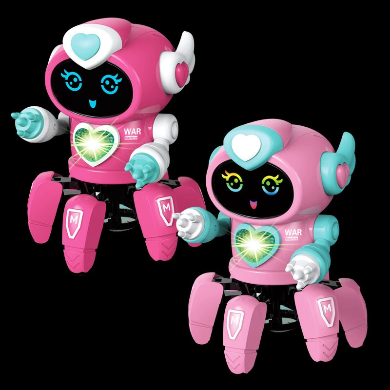 Electric cartoon toy, dancing music lightweight robot