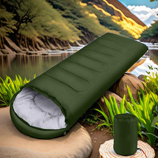 Outdoor Sleeping Bag Spring and Autumn Lunch Break Camping Sleeping Bag Thickened Adult Sleeping Hollow Cotton Winter Warm Sleeping Bag Manufacturer