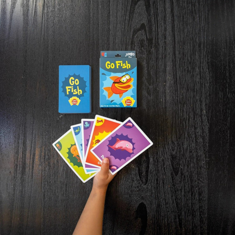 University Games Go Fish カード ゲーム、特大サイズ|undefined