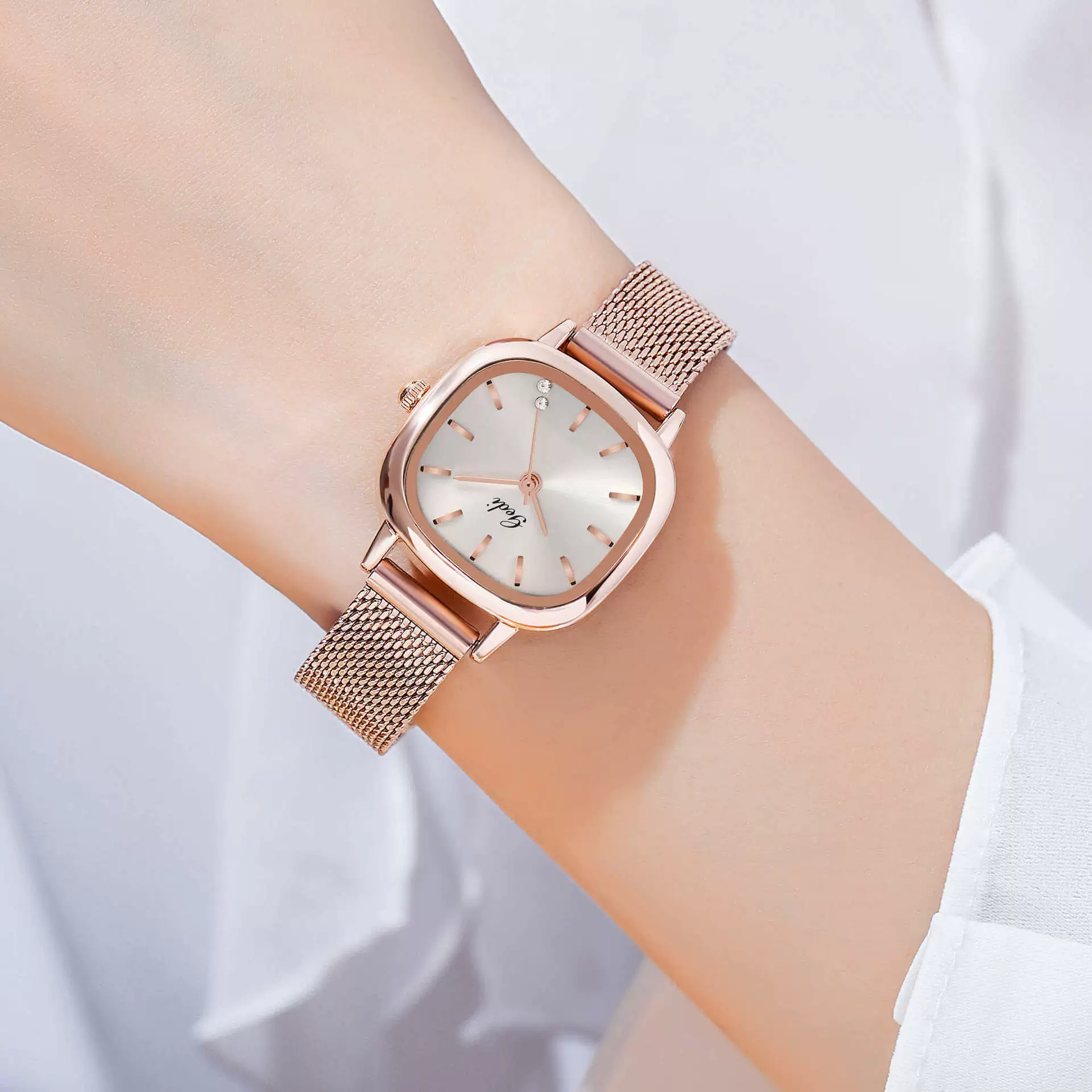 Creative quartz Japanese minimalistic waterproof watch