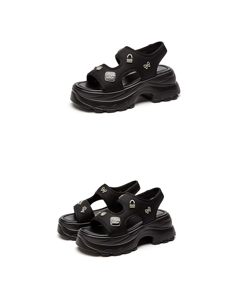 Sneaker đế dày nữ phong cách thể thao mùa hè 2025 – giày chunky đế cao dễ phối — 4625303115 Màu đen, 4625303115 Màu be chi tiết 10