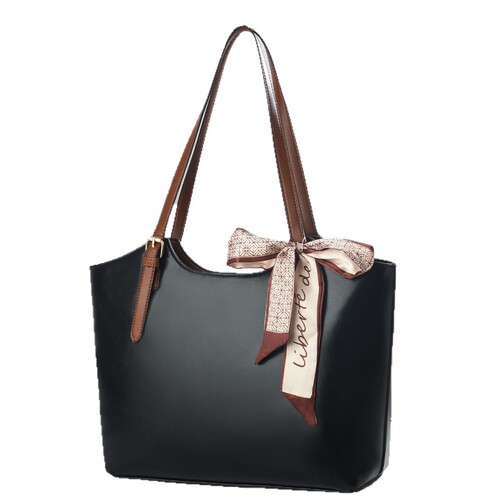 Tot Bag Retro Oil Leather Women's Simple Texture Shoulder Bag Practical Commute Crossbody Bag