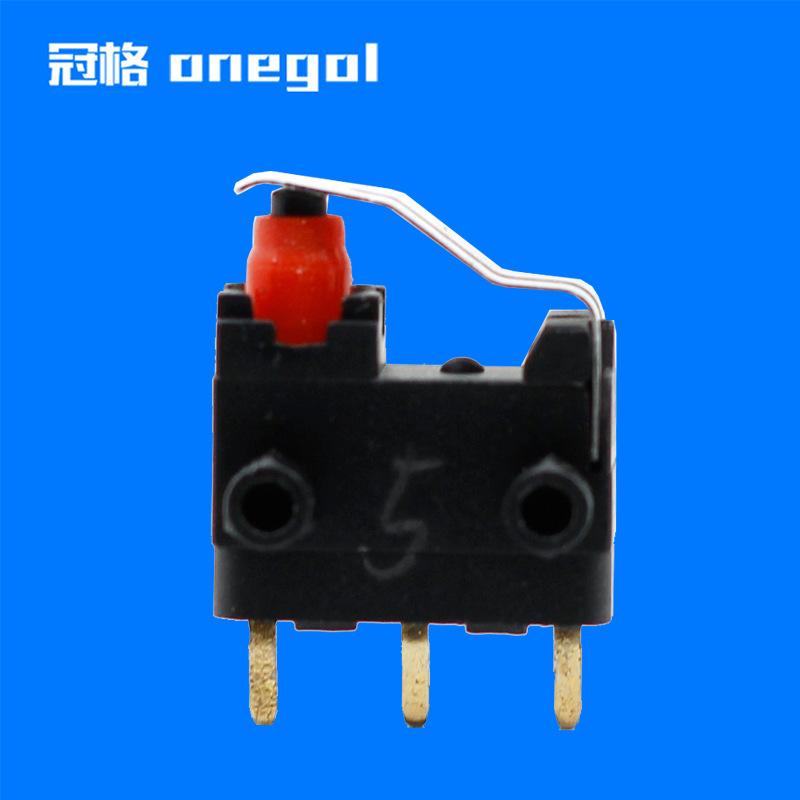 小型微动开关 新能源汽车充电桩充电枪按摩椅微动开关 防水 IP67