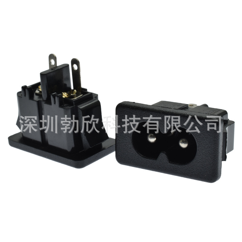 AC电源插座 八字插座 梅花座 品字插座 8字BX-180-C01