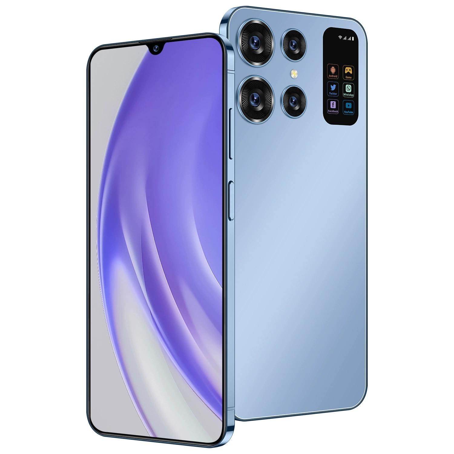 Смартфон S24 / S24 Ultra, широкий экран, 5G Android, 16 ГБ + 1 ТБ памяти