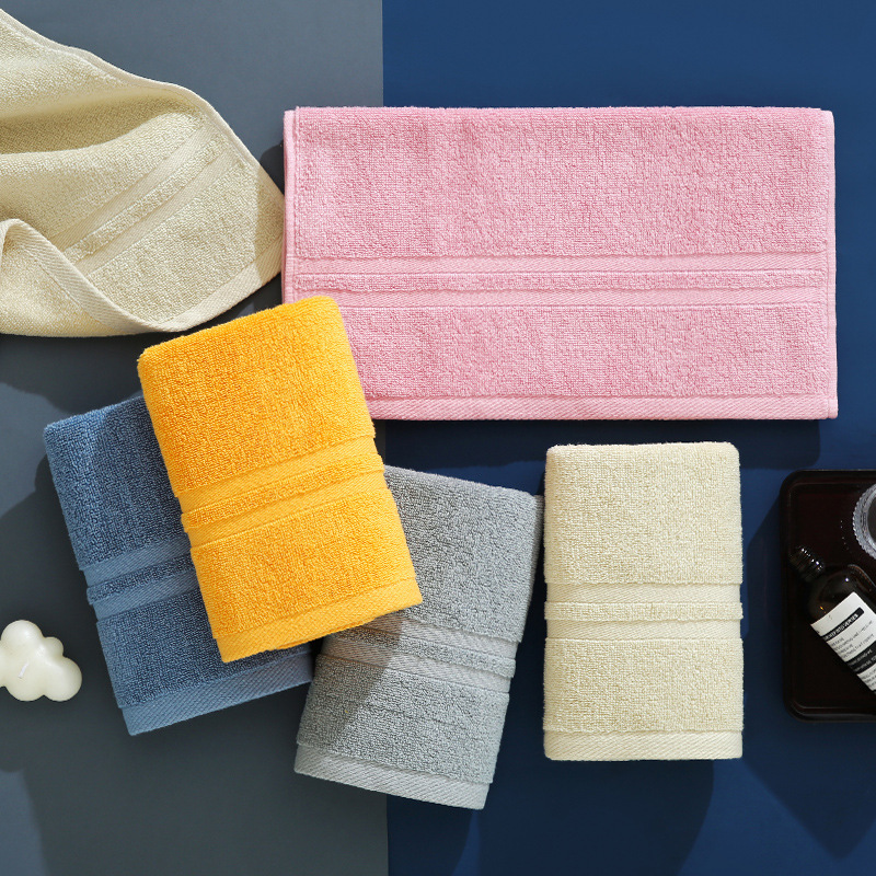 Gaoyang Pure Cotton Towel Thin Absorbent Individually Packaged 7A Antibacterial Towel Marathon Towel Daily Necessities Wholesale