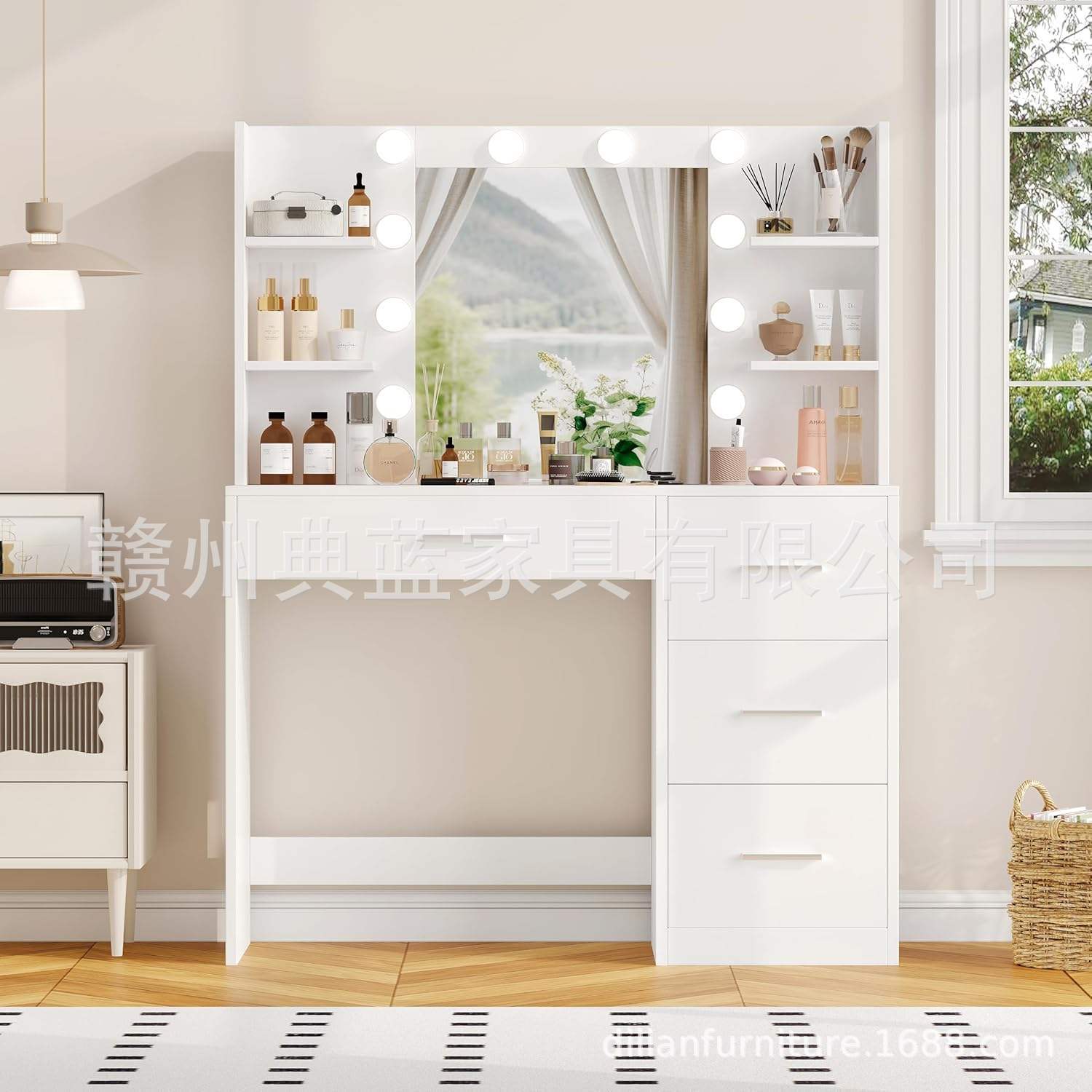 Comercio exterior transfronterizo mesa de maquillaje de estilo europeo dormitorio simple moderno mesas de maquillaje mesas de maquillaje mesas de maquillaje