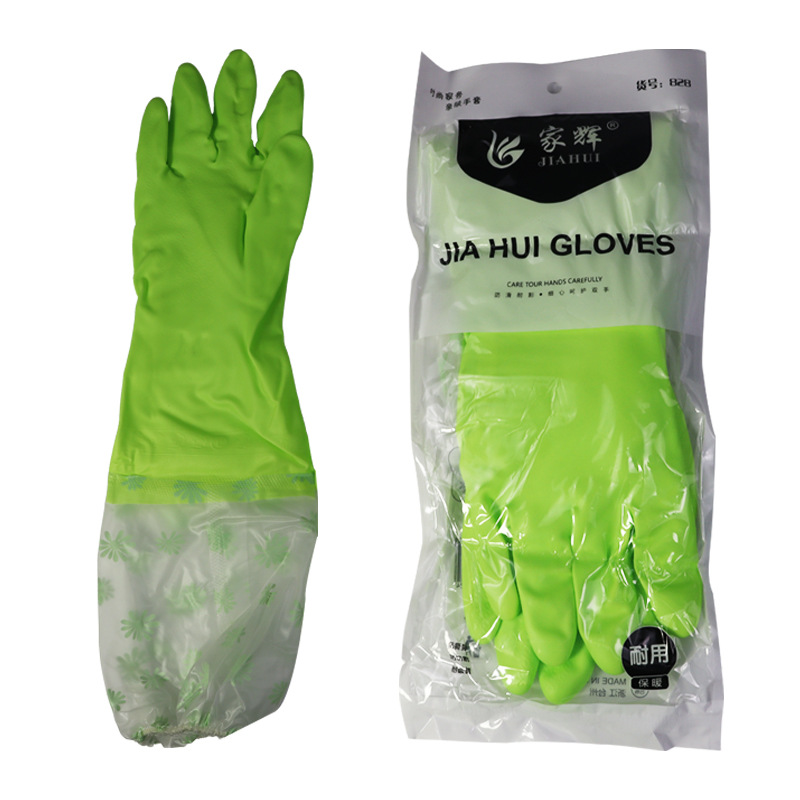 녹색 조임끈 소매 플러스 벨벳(대형)