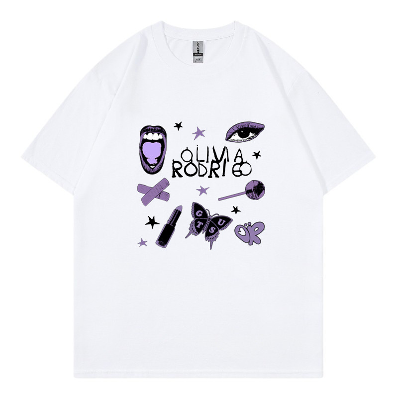 Amazon Guts Olivia Rodrigo Men's and Women's Cotton T-Shirt 220g Short-Sleeved Shirt Olivia Rodrigo Amazon Guts Olivia Rodrigo Men's and Women's Cotton T-Shirt 220g Short-Sleeved Shirt Olivia Rodrigo
