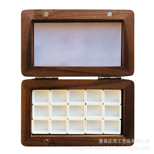 Estilo de tapa de 15 cuadros de nogal