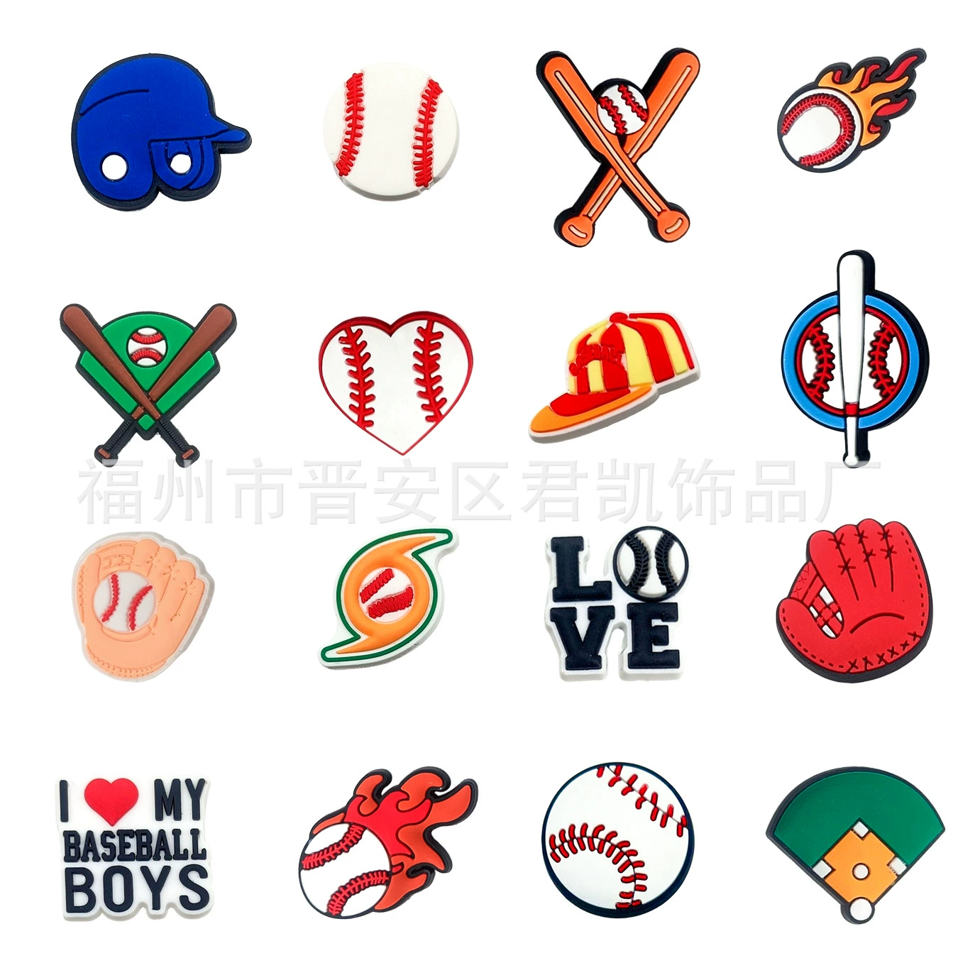 Бейсбол серии обуви с цветочной пещерой аксессуары для обуви