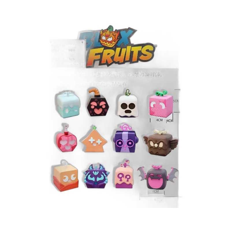 (2개) 손으로 만든 국경 새로운 BLOX 과일 악마 과일 게임 주변 과일 표범 상자 장난감 어린이