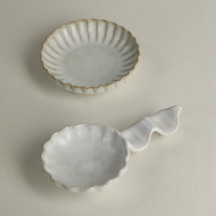 Ceramic Household Snack Snack Dish, Exquisite Snack Bowl, Dry Fruit Plate, Living Room Fruit Plate, Small Dish, Dipping Bowl, Flavor Dish