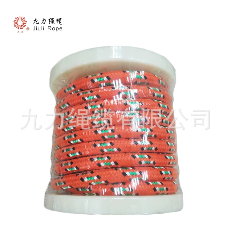 24 нити полиэфирного троса, ПЭТ-веревка, защитная веревка, тяговая веревка оранжевого/черного/белого/зеленого цвета, диаметр 12 мм * 10