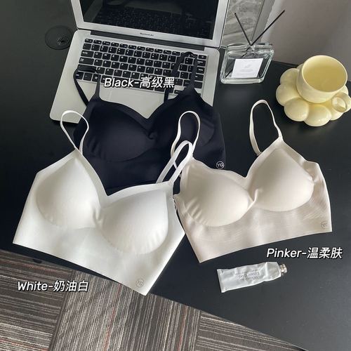 Qingman summer U-shaped beautiful back bra for women genuine patented seamless tube top strapless vest style thin bra for women