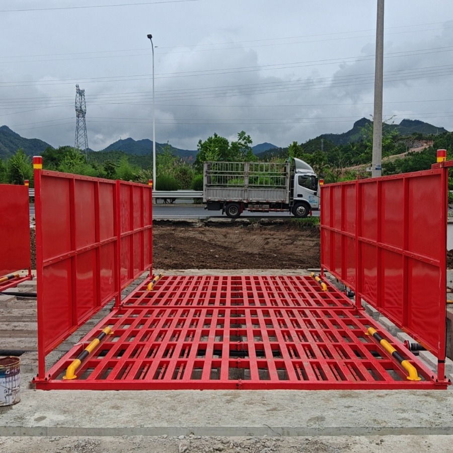 建筑工地全自动红外感应洗车机免基础车辆冲洗平台 高压洗轮机
